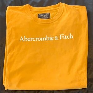 Yellow. Abercrombie and Fitch M tee shirt
